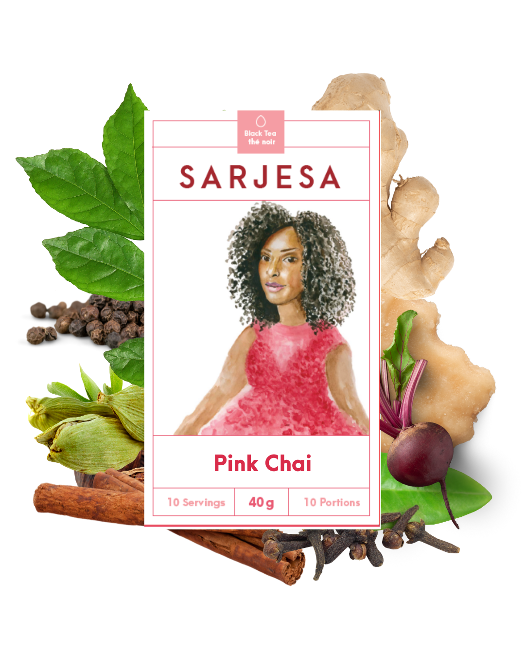 Pink Chai Latté