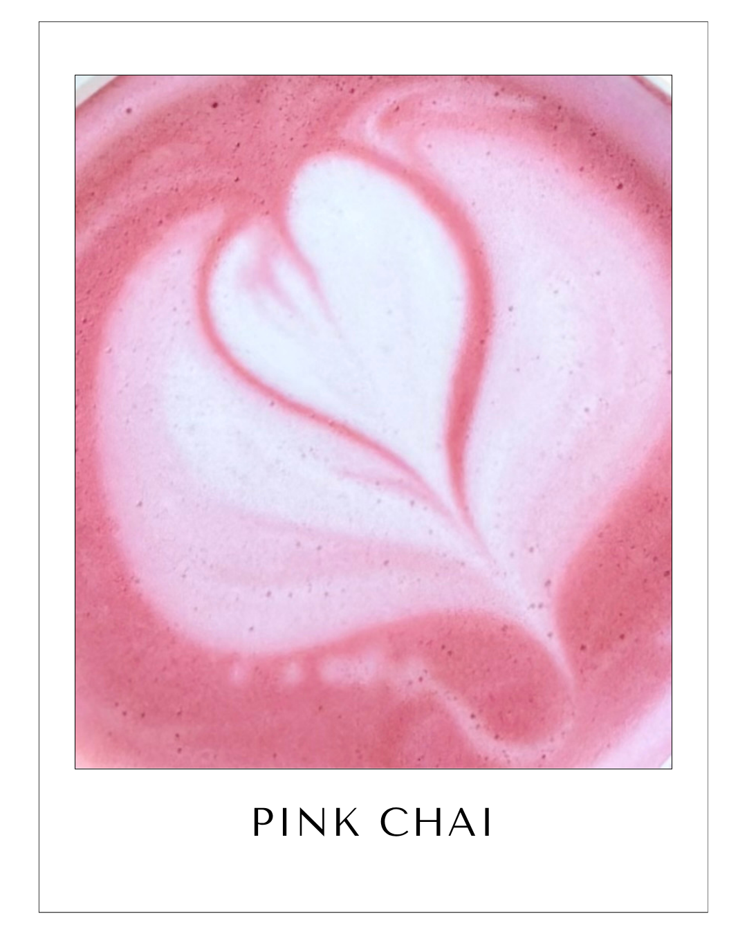 Pink Chai Latté