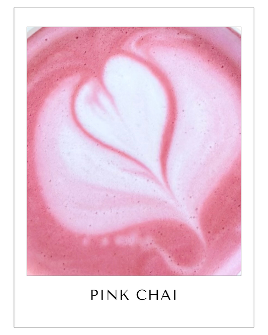 Pink Chai Latté